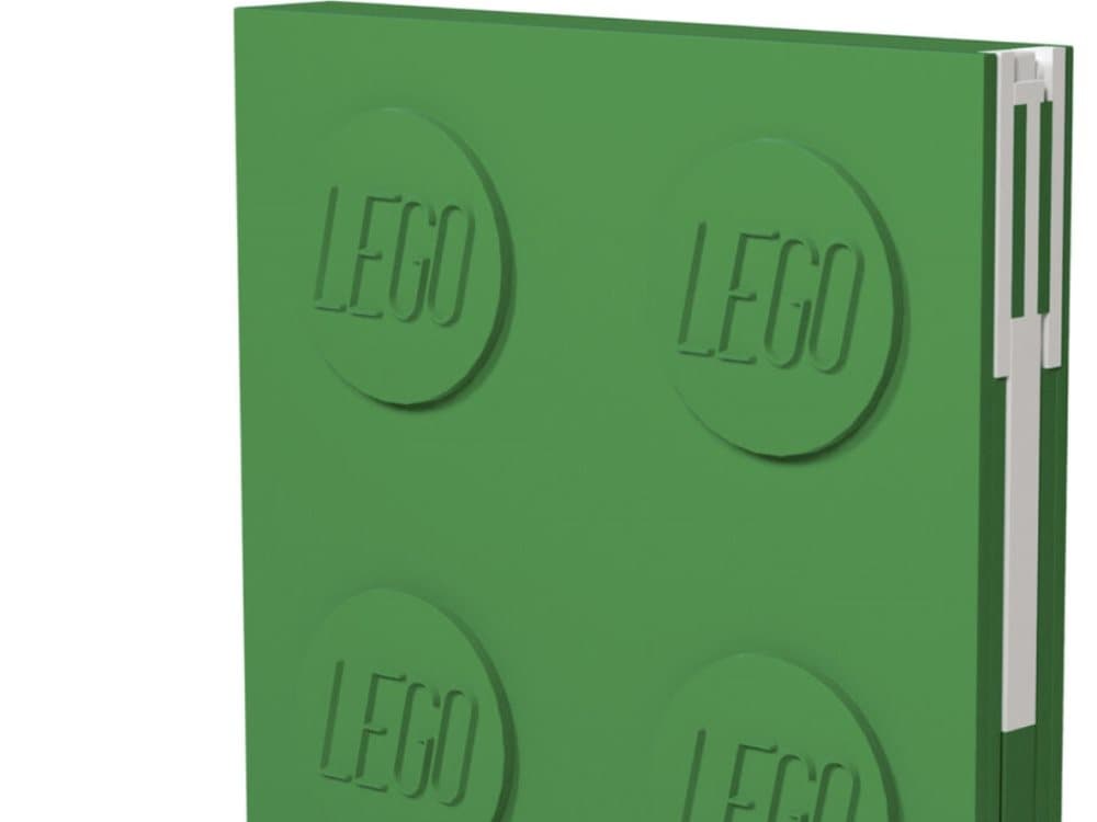 LEGO Stationary Green Notebook with gel pen