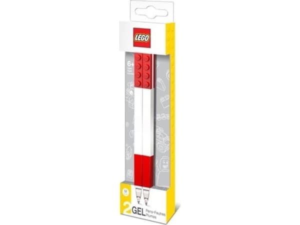LEGO Stationary Gel pens (2 pcs) - Red