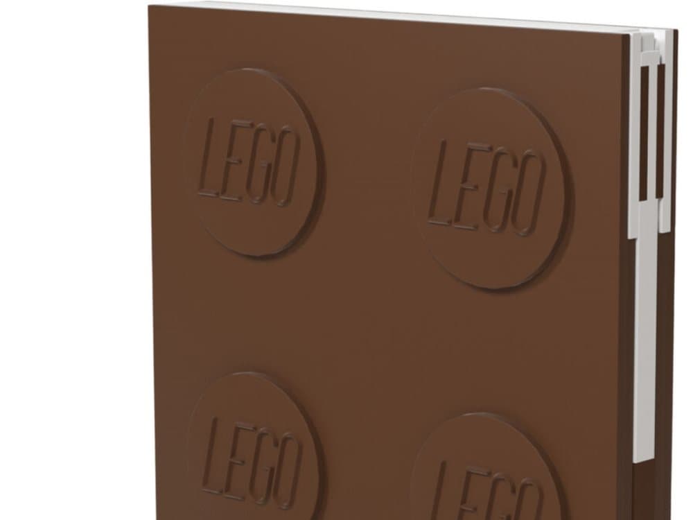 LEGO Stationary Brown Notebook with gel pen