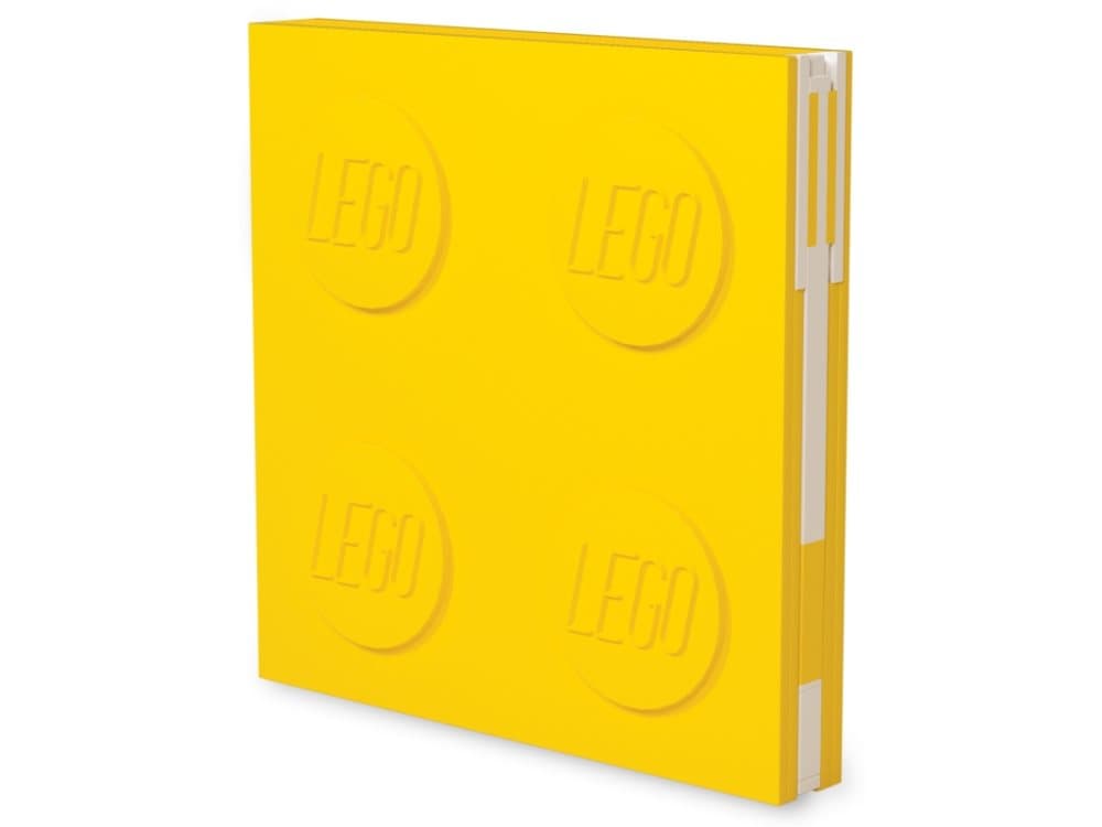 LEGO Stationary Yellow Notebook with gel pen