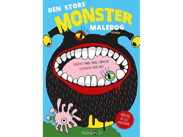 Den store monstermalebog | Marie Louise Cornelius