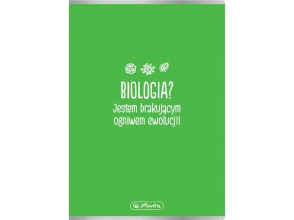 Herlitz Zeszyt A5/60K kratka Biologia (5szt)