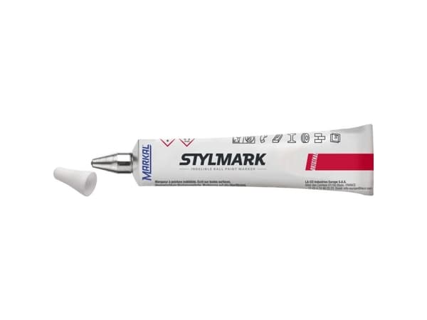 Markal Stylmark Original 96652 Tubemarker Hvid 3 mm