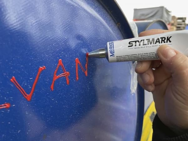 Markal Stylmark Original 96652 Tubemarker Hvid 3 mm
