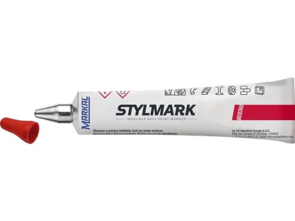 Markal Stylmark Original 96654 Tubemarker Rød 3 mm