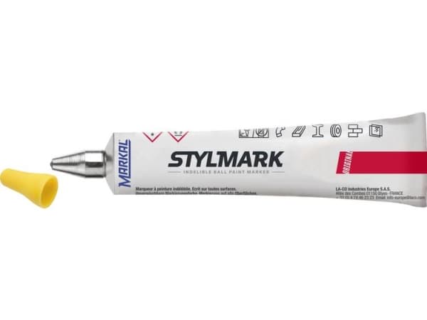 Markal Stylmark Original 96653 Tubemarker Yellow 2 mm, 3 mm 1 st