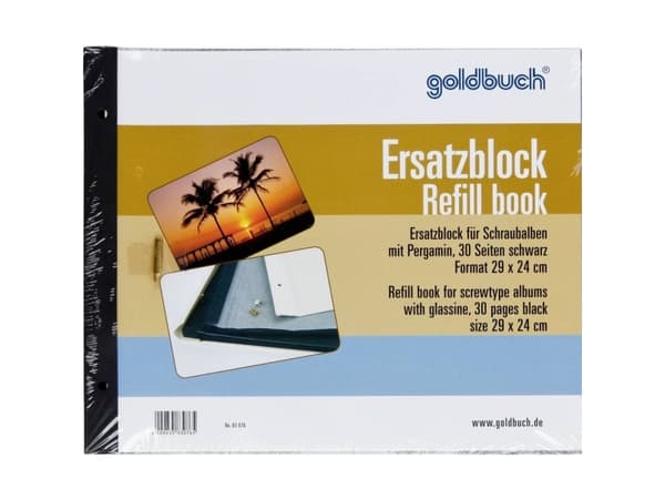 Goldbuch 83076 Fotoalbum¨ Sort 30 Sider