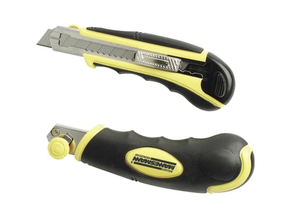 Universalkniv med softgrip autom. klingetilførsel Brüder Mannesmann M60100 1 stk