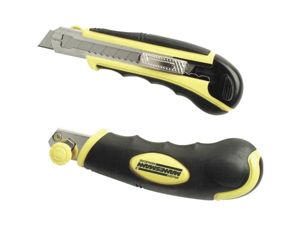 Universalkniv med softgrip autom. klingetilførsel Brüder Mannesmann M60100 1 stk