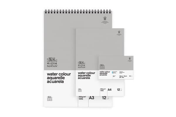 Watercolour pad cold pressed 300g 27,9x35,6cm 12pa