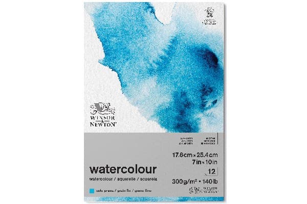Watercolour pad cold 300g 18x25cm 12pages