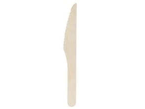 Kniv Verive 165 mm voksbehandlet træ,50 ps x 100 stk/krt
