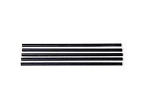 Sugerør Ø7x150 mm uden knæk Bionedbrydelig Papir Sort,20 ps x 250 stk/krt