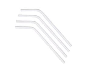 Sugerør Ø6x240 mm med knæk Bionedbrydelig Papir Hvid,16 ps x 500 stk/krt