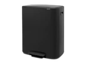 Pedalbehållare Brabantia BO 2x30 liter Matt Black