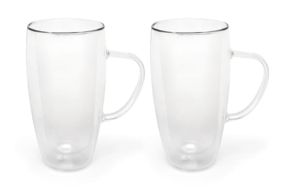 Bredemeijer 165015, Transparent, Glas, Rund, 2 styck, 400 ml, 91 mm