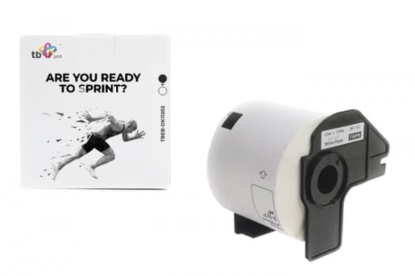 TB Print Labels TBEB-DK11202 Brother Black on White 62x100mm 300pcs