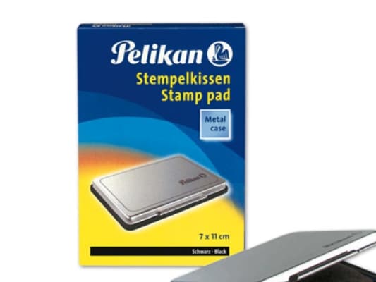 Pelikan 2 - Handstämpeldyna - svart - 70 x 110 mm