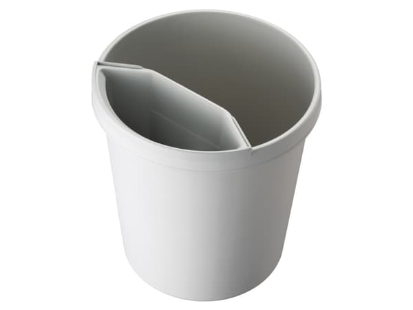 Helit H6105882, 18 l, Rund, Plast, Grå, 31,5 cm, 335 mm