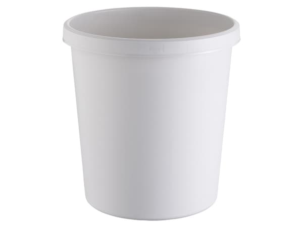 Helit H6105882, 18 l, Rund, Plast, Grå, 31,5 cm, 335 mm