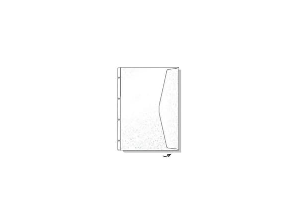 Acco-Hetzel Dokumentlomme 226784 A4 , Overbredde Ufarvet 1 stk