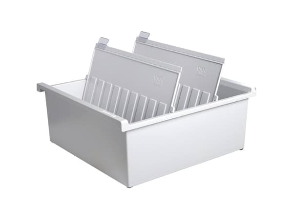 HAN 954-0-11, A4, Plast, Polystyreeni (PS), Grå, 322 mm, 346 mm, 138 mm