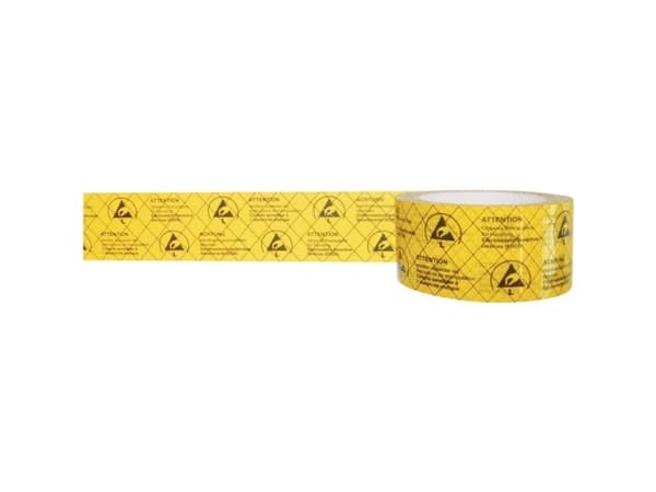 BJZ C-195 005-PP, 1 stykker, Sort, Gult, Polypropylen (PP), 5000 V, 66 m, 50 mm