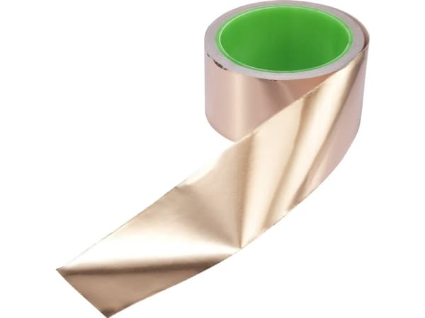TRU COMPONENTS ESD-nauha 10 m Kobber (L x B) 10 m x 50 mm CU-F5.0R1000
