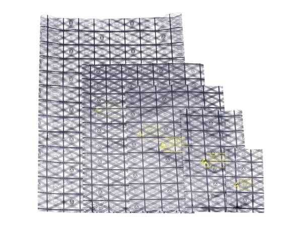 Quadrios ESD-påse (L x B) 75 mm x 125 mm ledande ESD-brev kod C 10 st