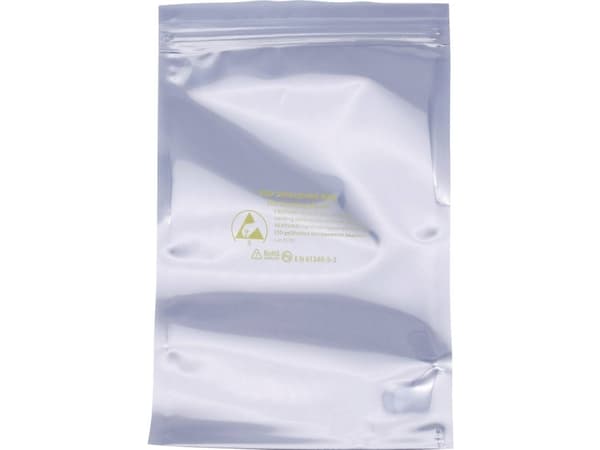 Quadrios ESD-påse (L x B) 127 mm x 203 mm skyddande ESD Bokstavskod S 10 st