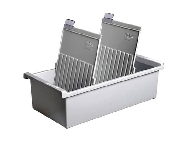 HAN 955-0-1-11, A5, Polystyren (PS), Grå, 171 mm, 346 mm, 100 mm