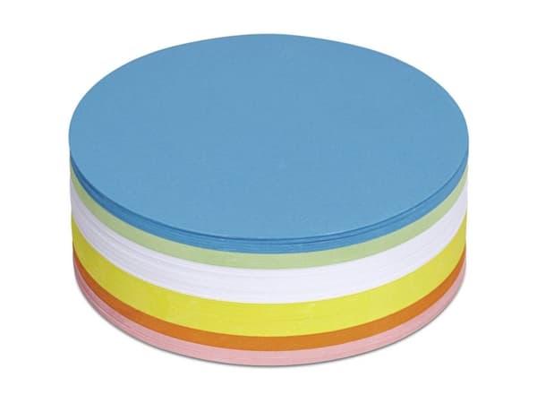 MAUL 6394799, Blå, Grønn, Oransje, Rød, Hvit, Gult, 150 g/m², 135 mm, 250 stykker