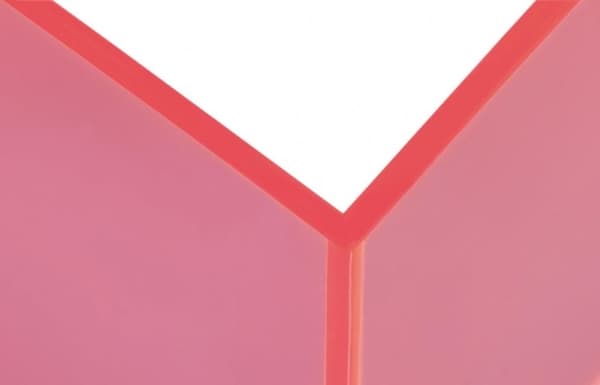 MAUL 3513621, Rosa, Akryl, 3 mm, Glansigt, 100 x 100 x 130 mm, 2 styck