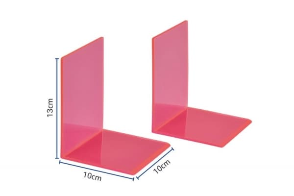 MAUL 3513621, Rosa, Akryl, 3 mm, Glansigt, 100 x 100 x 130 mm, 2 styck