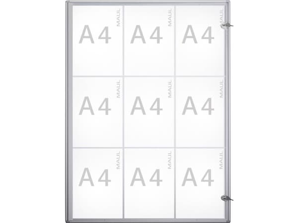 MAUL MAULextraslim, 963 x 711 x 27 mm, Aluminium, Glas, Plastik, Aluminium