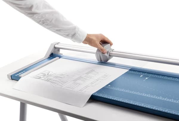 Dahle 558, 0,6 mm, 6 ark, 130 cm, Automatisk klämma, Rostfritt stål, A0