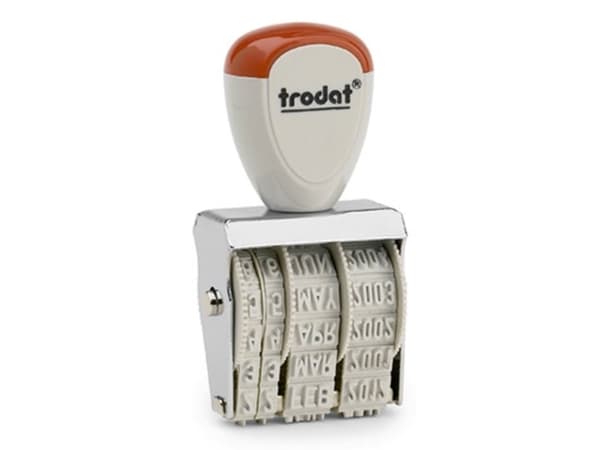 Trodat CLASSIC 1020 Datostempel 35 x 5 mm (B x H) Sølv