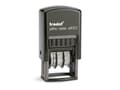 Miniatyrbilde 1 av 2: Trodat Printy 4850/L7 - Stempel - 2-farget (blå, rød) - standardtekst, dato - 3.8 mm - GEBUCHT - 25 x 14 mm - svart håndtak