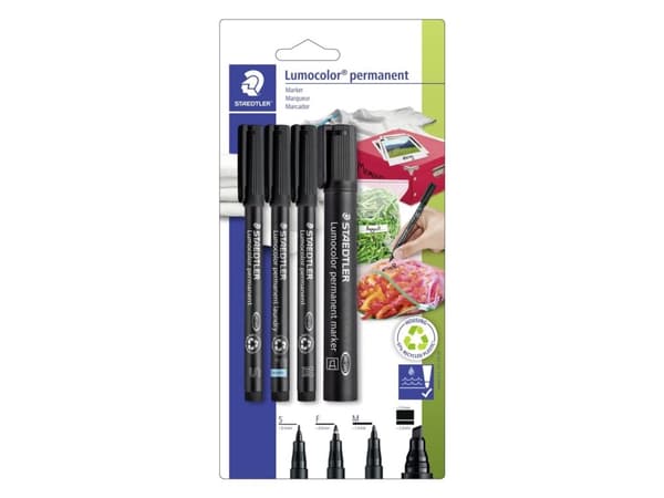 Staedtler Lumocolor 60, 4 stykker