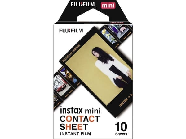 Fujifilm Instax Mini Contact Sheet - Färgfilm för snabbframkallning - instax mini - ISO 800 - 10 exponeringar