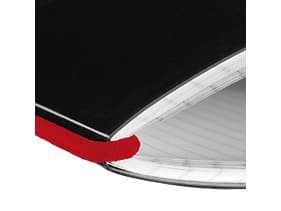 Herlitz 11361599, Sort, A6, 40 ark, 70 g/m², Rute papir