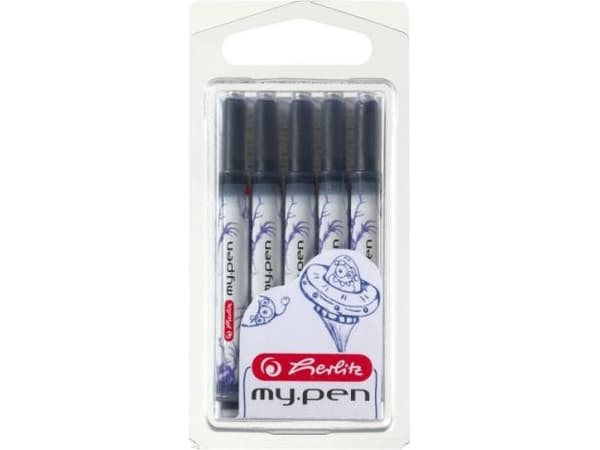 Herlitz 10983443, Blå, 5 styck