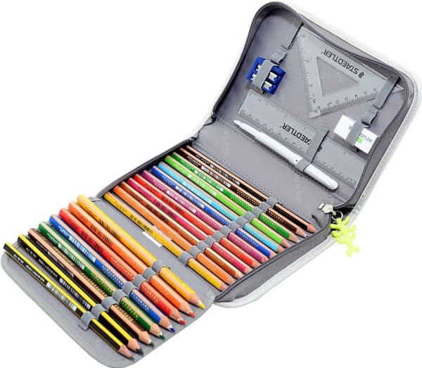 Step By Step Step by step 3D Adac pencil case with accessories in gray color