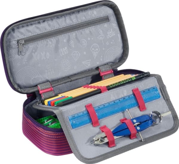 Coocazoo PencilDenzel II 2020 Soniclights Purple pencil case