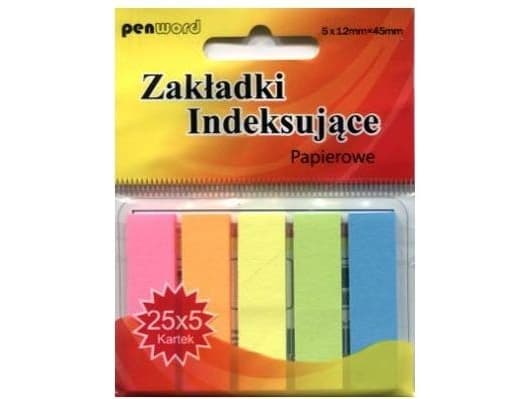 Polsirhurt ZI-02 paperiset indeksointilappuset 5x25 12mmx45mm