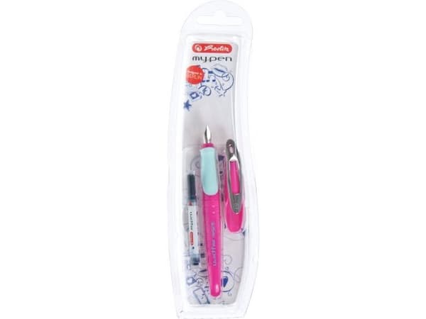 Herlitz 11167988, Blå, Pink, Metal, Plast, Rustfrit stål, 1 stk