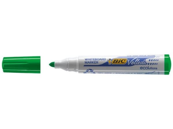 BIC VELLEDA 1701 - Markering - för whiteboard - grön - alkoholbaserat bläck - 1.5 mm (paket om 12)