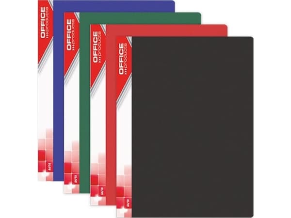 Office Products Presentation folder, OFFICE PRODUCTS, PP, A4, 620 micr., 30 T-shirts, black