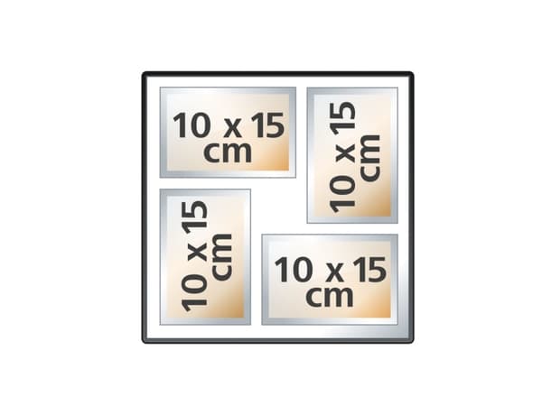 Hama Stamps, Multifärg, 400 ark, 10 x 15 cm, Vit, 100 ark, 300 mm