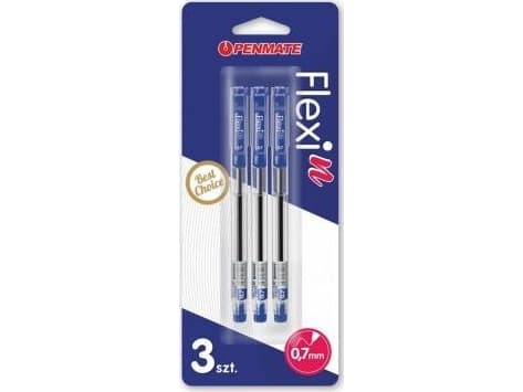 Penmate Flexi N kulspetspenna blå 3st PENMATE